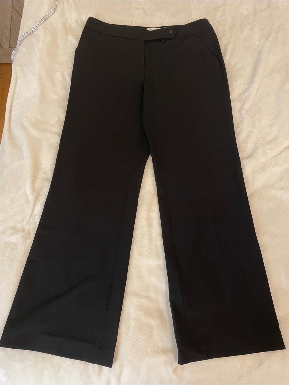 Calvin Klein Black Wide-Leg Trousers